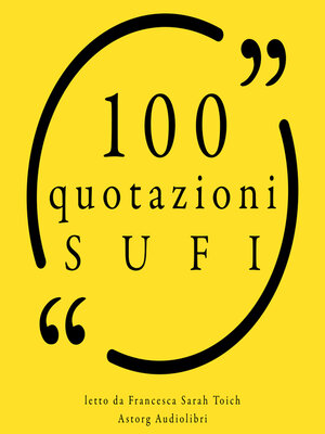 cover image of 100 citazioni Soefi